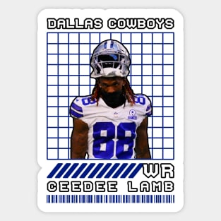 CEEDEE LAMB - WR - DALLAS COWBOYS Sticker